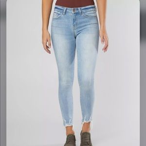 BRIDGE BY GLY Mid-Rise Ankle Skinny Stretch Jean